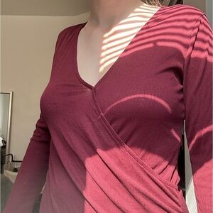 URBAN Outfitters Wrap Top